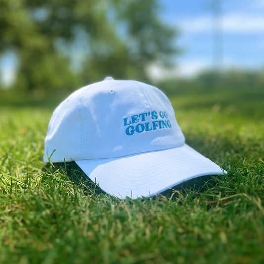 Let's Go Golfing Blue Snapback