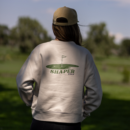 Women's Let's Go Golfing Cropped Crewneck